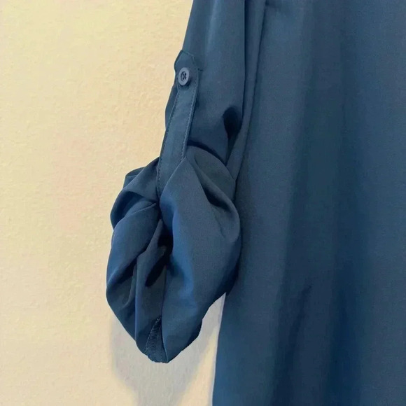 Gillz Outdoor Shirt Long Sleeve Hiking Vented Fishing Camping Blue XL - Picture 4 of 8